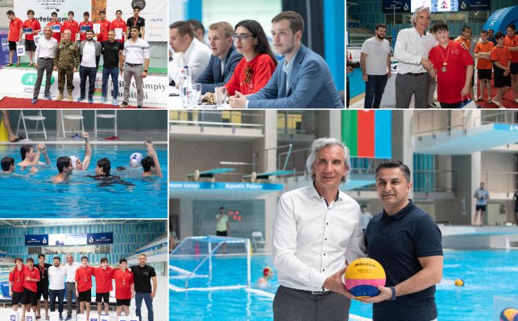 Во Дворце Aquatic Palace прошел турнир по водному поло, посвященный 100-летию со дня рождения Гейдара Алиева 