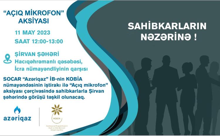 Sahibkarlarla növbəti görüş Şirvan şəhərində keçiriləcək 