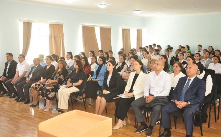 Ombudsman Aparatının əməkdaşı "Susma, səsini eşitdir!" layihəsi çərçivəsində təşkil olunmuş tədbirdə iştirak edib 