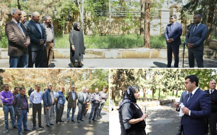 Baş direktorun müavini Ucar rayonunda vətəndaşlarla görüş keçirib 
