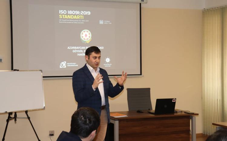 Göygöl Rayon İcra Hakimiyyətində ISO 9001:2015 standartı üzrə təlim keçirilib 