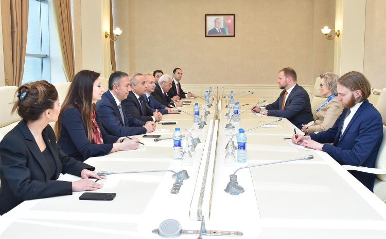 ATƏT Parlament Assambleyasında Azərbaycan nümayəndə heyətinin üzvləri Marqareta Sederfelt ilə görüşüb 