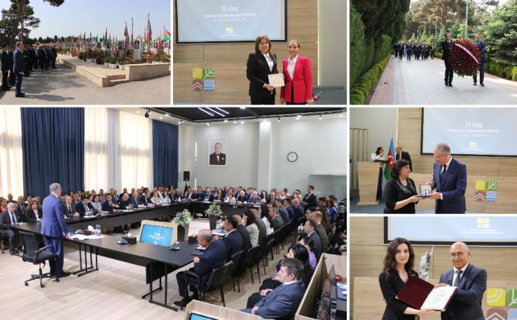 Ekologiya və Təbii Sərvətlər Nazirliyi işçiləri peşə bayramını qeyd edir 