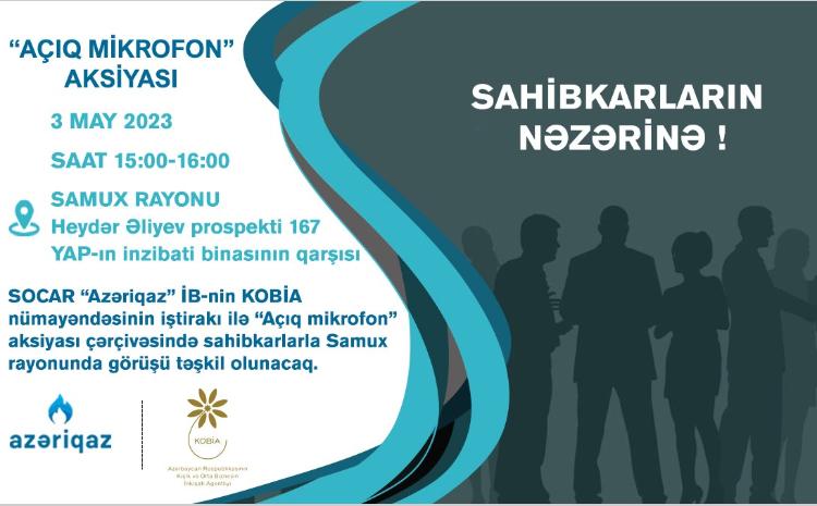 Sahibkarlarla növbəti görüş Samux rayonunda keçiriləcək 