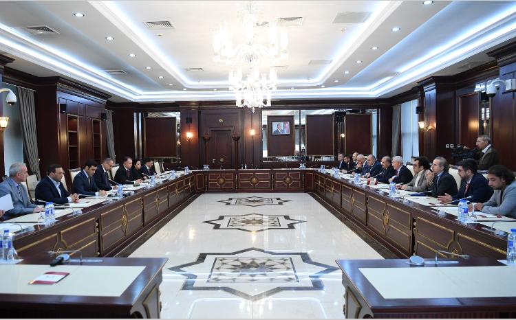 Sadiq Qurbanov İstanbul Texniki Universitetinin rektoru İsmayıl Koyuncunun rəhbərlik etdiyi nümayəndə heyəti ilə görüşüb 