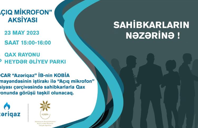 Sahibkarlarla növbəti görüş Qax rayonunda keçiriləcək 