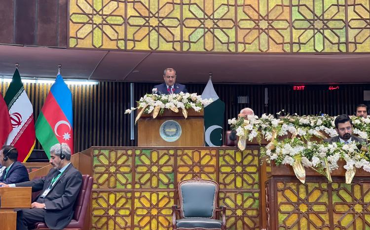 Milli Məclisin sədr müavini Adil Əliyev Pakistan parlamentində çıxış edib 