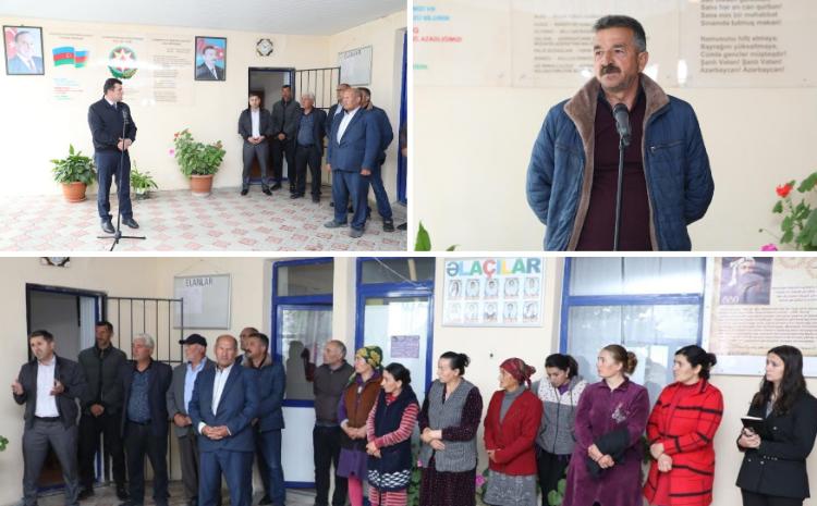 "Açıq mikrofon"da Şəkinin Aran kənd sakinlərinin problemləri dinlənildi 