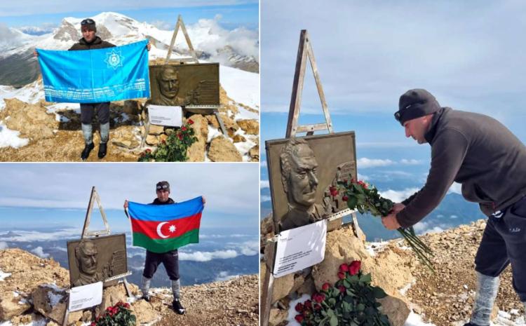Gömrük əməkdaşı "Heydər zirvəsi"nə yürüşdə iştirak edib 