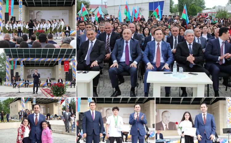 İsmayıllıda Ulu Öndər Heydər Əliyevin anadan olmasının 100 illiyinə həsr olunmuş konsert proqramı təşkil edilib 