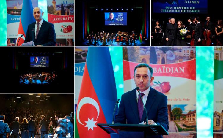 Strasburqda Heydər Əliyevin yubileyinə həsr olunmuş klassik musiqi gecəsi təşkil edilib 