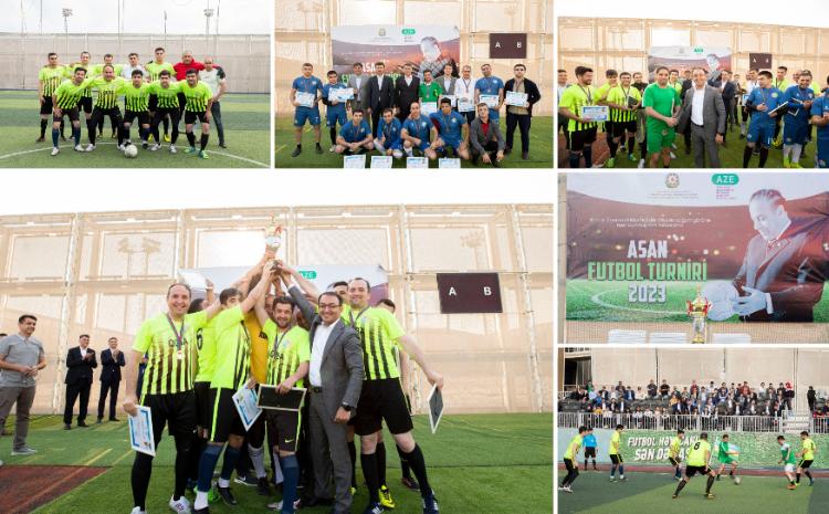 "ASAN xidmət" əməkdaşları arasında minifutbol turniri keçirilib 