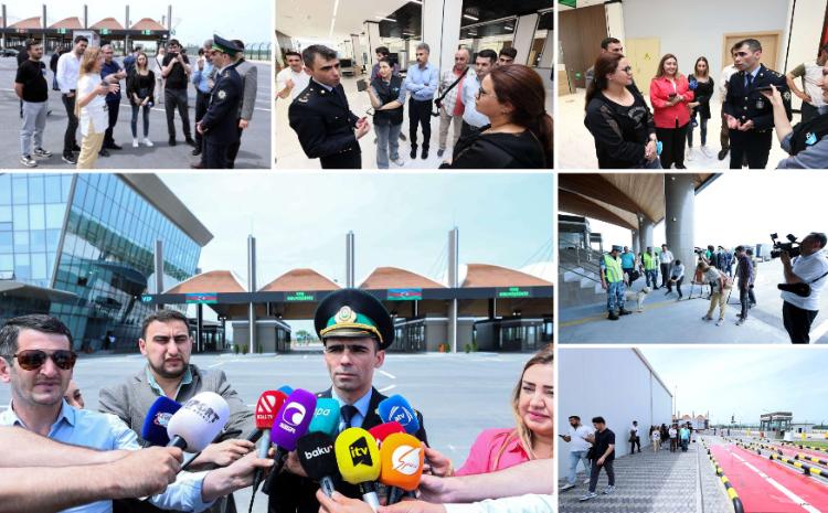 Media nümayəndələrinin "Xanoba" dövlət sərhədindən buraxılış məntəqəsinə səfəri təşkil edilib 