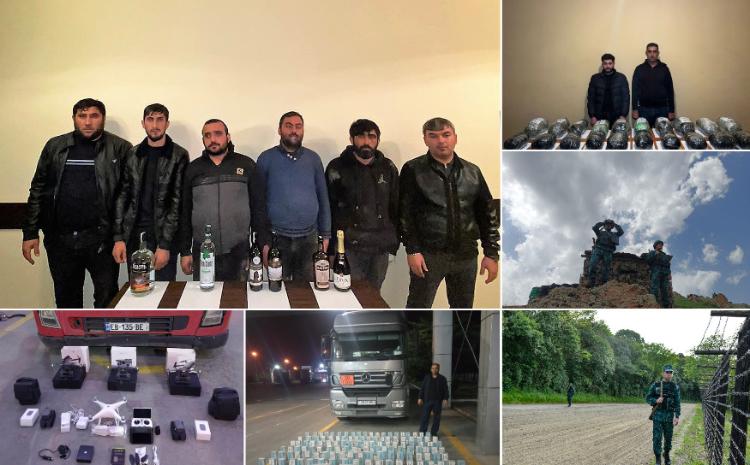 DSX: Apreldə dövlət sərhədini pоzduqlarına görə 41 nəfər saxlanılıb 