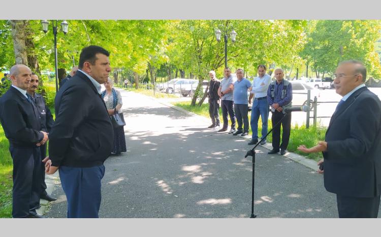 Həftənin ilk "Açıq mikrofon" aksiyası Qəbələ rayonunda keçirildi 