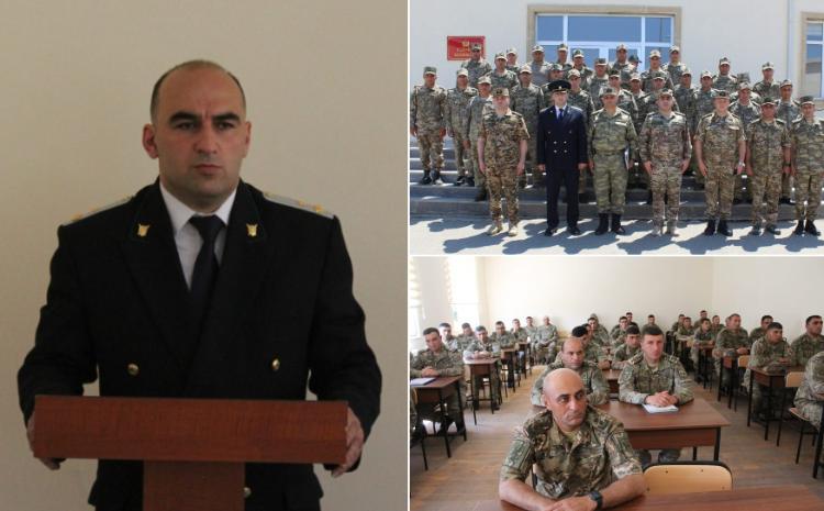Hərbi Prokurorluğun Ulu Öndərin 100 illik yubileyi münasibətilə keçirdiyi silsilə tədbirlər davam edir 