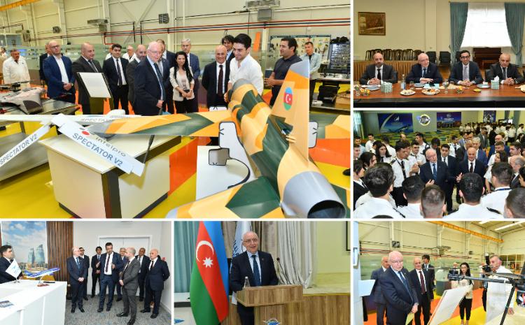 Beynəlxalq Mülki Aviasiya Təşkilatı Şurasının prezidenti Milli Aviasiya Akademiyasında mühazirə ilə çıxış edib 