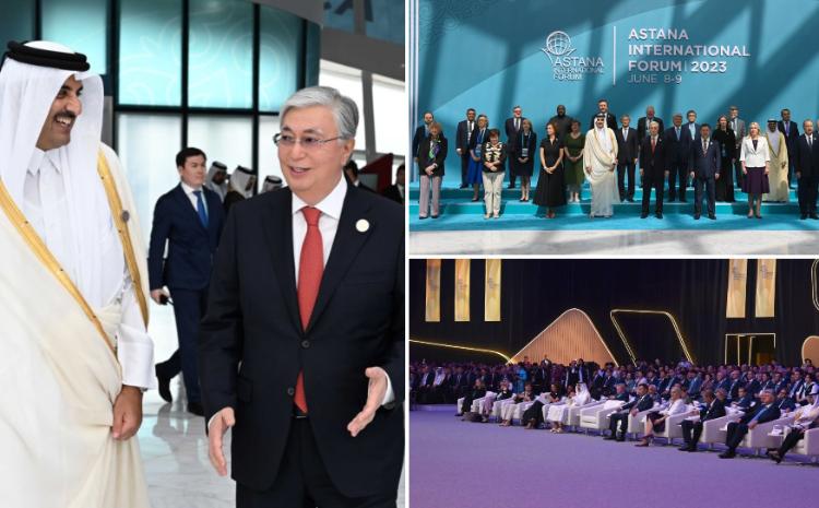 Qazaxıstanın paytaxtında Astana Beynəlxalq Forumuna start verilib 