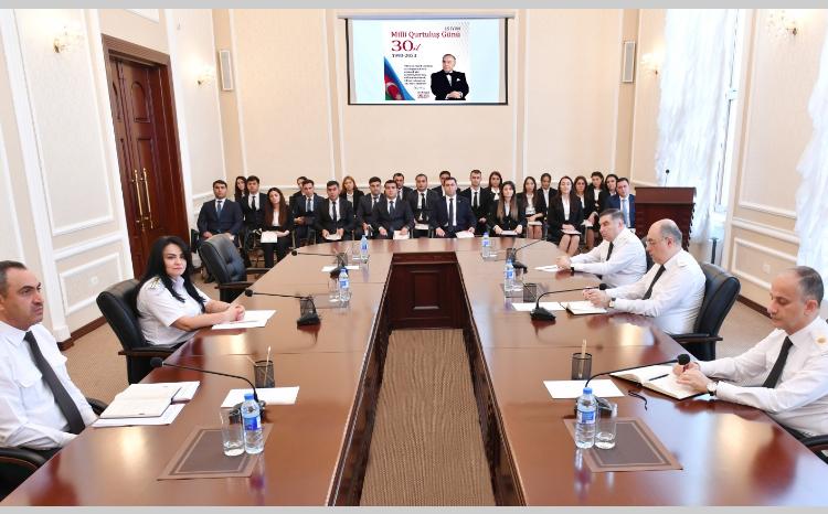 Milli Qurtuluş günü ədliyyə orqanlarında geniş qeyd olunub 