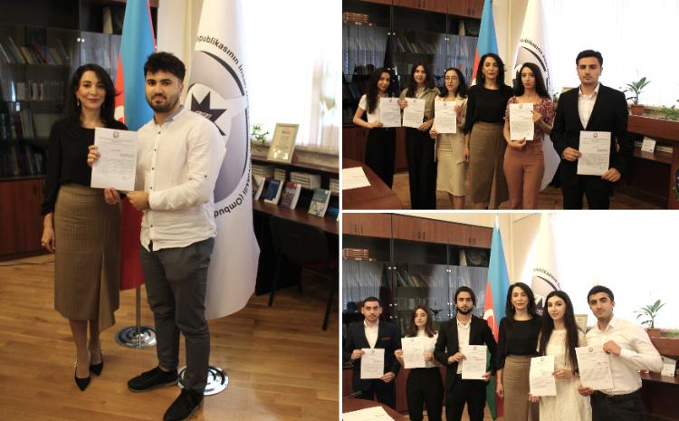 Tələbə və magistrantların Ombudsman Aparatındakı təcrübələri başa çatıb 