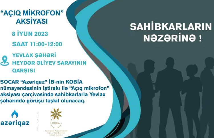 Sahibkarlarla növbəti görüş Yevlax şəhərində keçiriləcək 