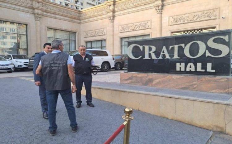"Cratos Hall" restoranının rəhbərliyi cərimələnib 
