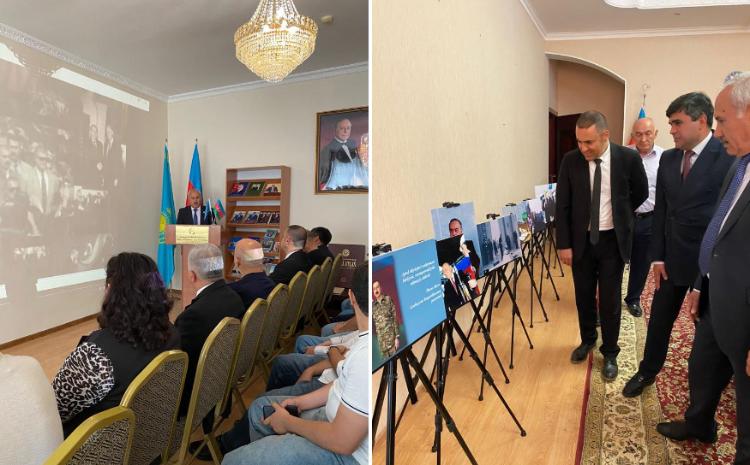 Aktau şəhərində Azərbaycanın Milli Qurtuluş Günü qeyd edilib 