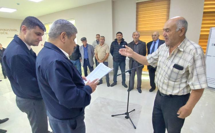 Qazax rayonunda keçirilən aksiyada 12 müraciət ünvanlandı 