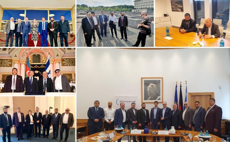 Azərbaycanın yəhudi icması rəhbərləri Berlində mühüm görüşlər keçirib 