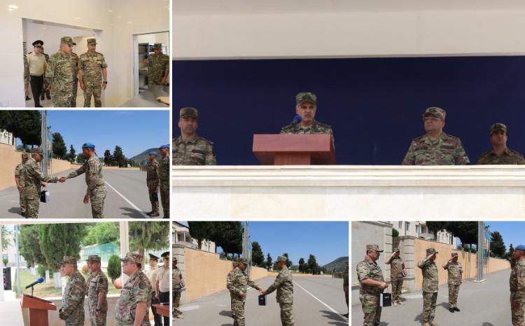 Hərbi prokuror işğaldan azad olunmuş ərazilərdə hərbçilərlə görüşüb 