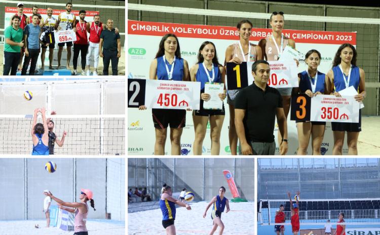 Çimərlik voleybolu üzrə Azərbaycan çempionatı başa çatıb 