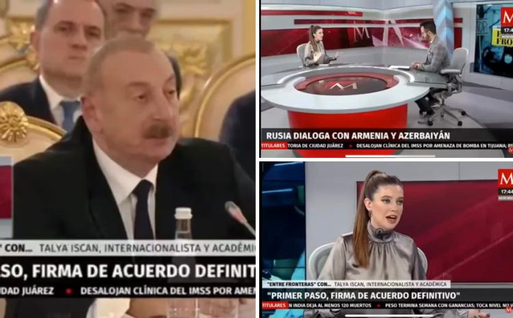 Meksika televiziyasında Azərbaycanın regionda sülh və sabitliyə nail olunması istiqamətində atdığı addımlardan bəhs edilib 