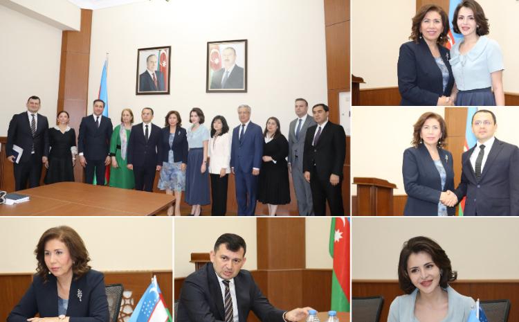 Dövlət Komitəsində Özbəkistan nümayəndə heyəti ilə görüş keçirilib 