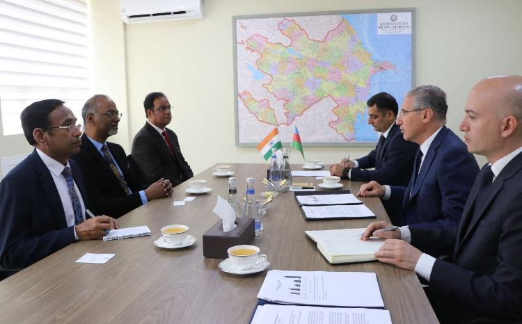 Hindistanın Azərbaycandakı səfiri ilə görüş keçirilib 