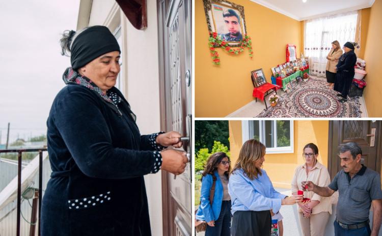 Фонд Red Hearts предоставил жилье трем семьям шехидов 