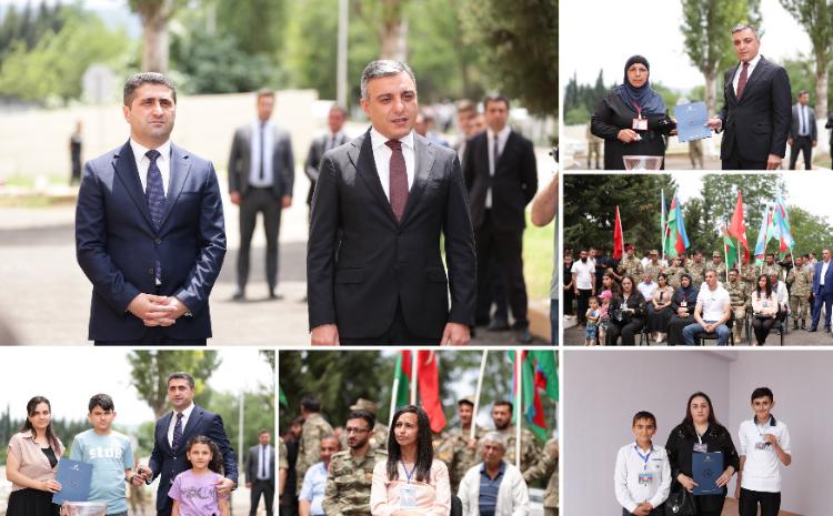 Göygöldə Şəhid ailələri və Qazilərə mənzillər paylanılıb 