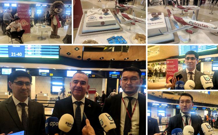 Авиакомпания "FlyArystan" из Казахстана начинает прямые рейсы из города Баку в город Астана 