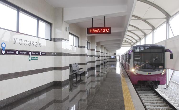 "Xocəsən" stansiyasına qatarların hərəkət cədvəli 