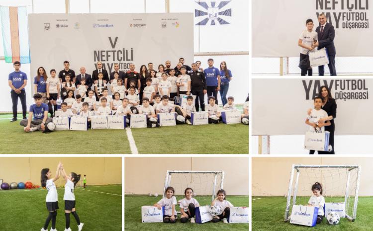 TuranBank-ın dəstək olduğu "V Neftçili Yay Futbol Düşərgəsi"nə start verildi 
