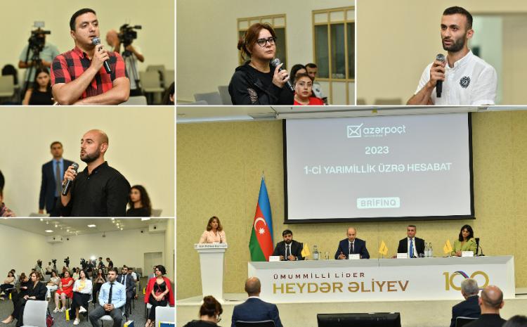 "Azərpoçt" MMC media üçün brifinq keçirib 
