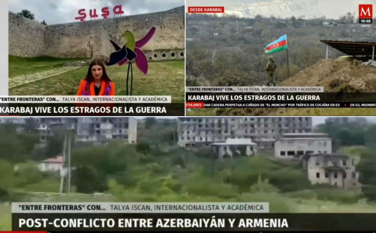 Meksikanın nüfuzlu televiziya kanalında Şuşadan reportaj efirə gedib 