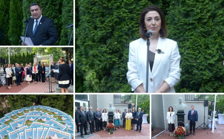 Azərbaycanın Polşadakı Səfirliyində Ümummilli Lideri Heydər Əliyevin büstünün açılışı olub 