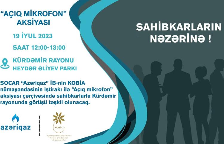 Sahibkarlarla növbəti görüş Kürdəmir  rayonunda keçiriləcək 