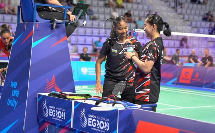 Kişi və qadın badmintonçuların qoşa yarışında pley-ofa adlaya bilməyiblər 