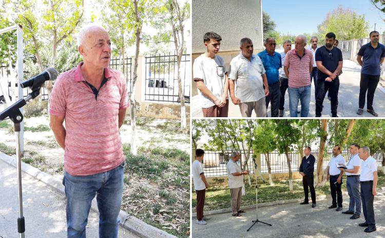 İyul ayının ilk "Açıq mikrofon" aksiyası Şirvan şəhərində baş tutdu 