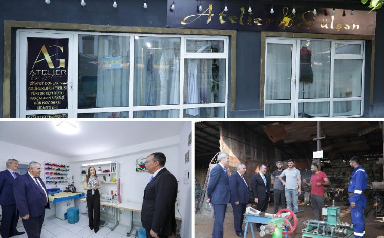 Zaqatalada özünüməşğulluq proqramı çərçivəsində qurulmuş təsərrüfatlara baxış olub 