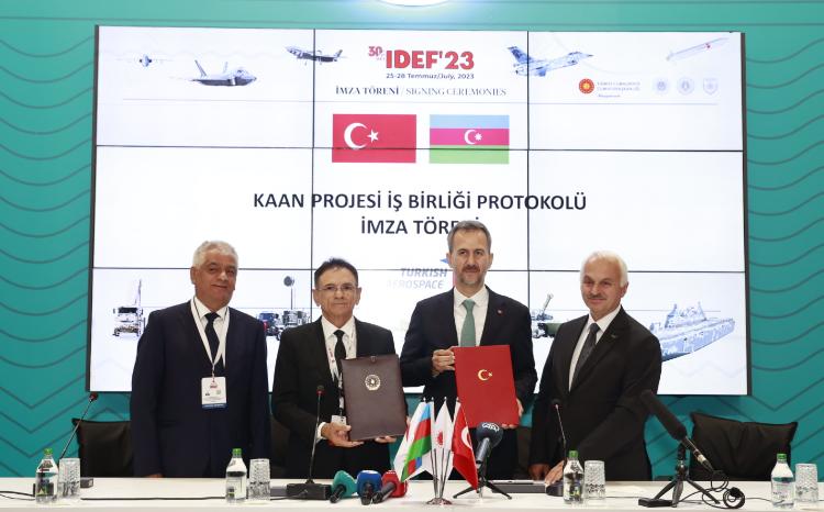Azərbaycan Respublikası Müdafiə Sənayesi Nazirliyi ilə "TUSAŞ" şirkəti arasında Niyyət Protokolu imzalanıb 