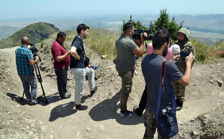 Организован медиа-тур по случаю третьей годовщины Товузских боёв 