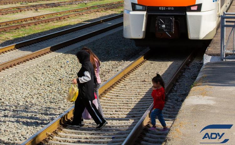 Azərbaycanda I yarımildə dəmir yollarında piyadaların qatar yoluna qəfil çıxması səbəbindən 7 hadisə baş verib 