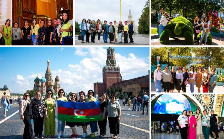 Завершился визит победителей конкурса «Русский язык в Азербайджане - новые горизонты» в Москву 